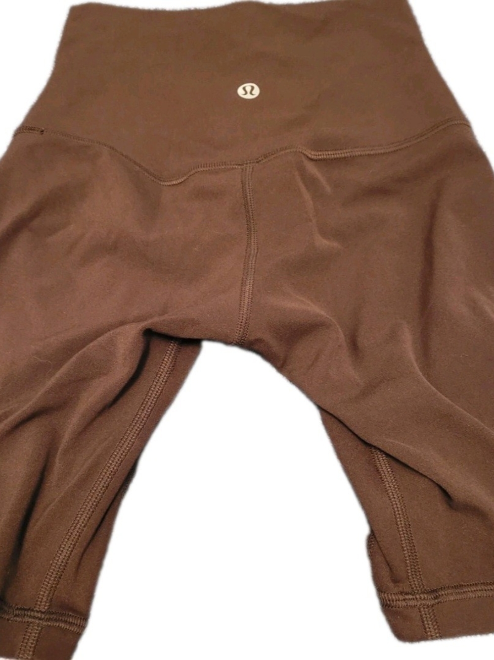 lululemon Women’s Size 0 Chocolate Brown High Rise Biker Shorts Lycra